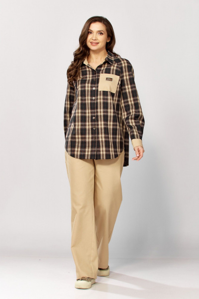 Брюки, рубашка ZigzagStyle 632 - фото 1