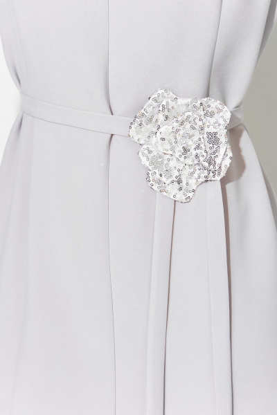 Платье Laikony L-114 светло-серый - фото 9