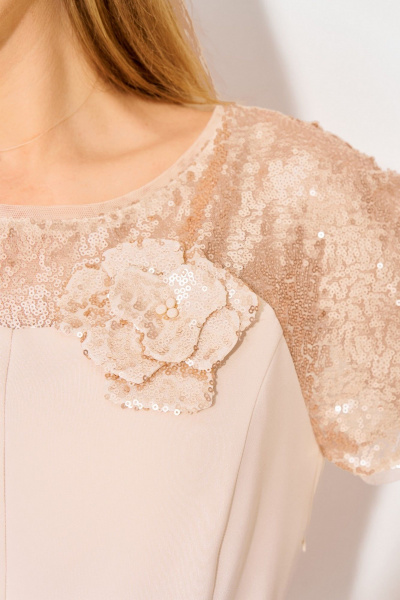 Платье Laikony L-114 пудра - фото 7