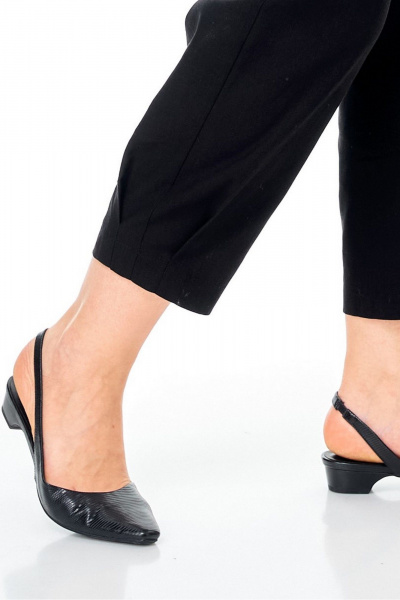 Брюки, жакет Anastasia 1345 бело-черный - фото 6