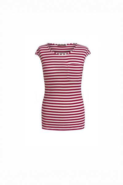 Блуза из вискозы с накладным карманом и спущенной линией плеча Alena Goretskaya А937/3 - фото 2