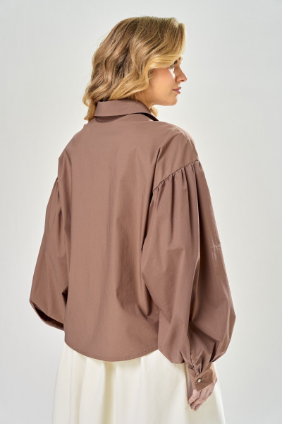 Блуза, юбка ARTELLA А-1022 шоколад+молочный - фото 6