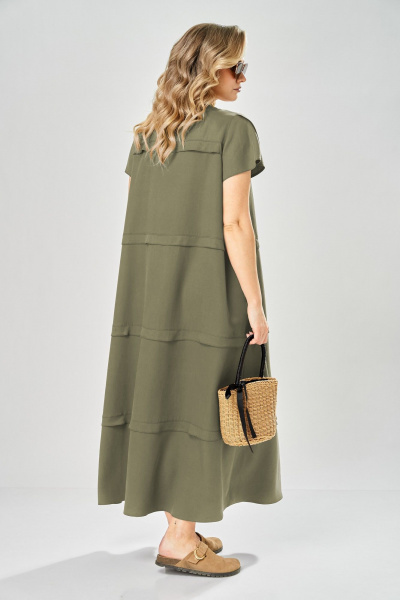 Платье ARTELLA А-1040 хаки - фото 6