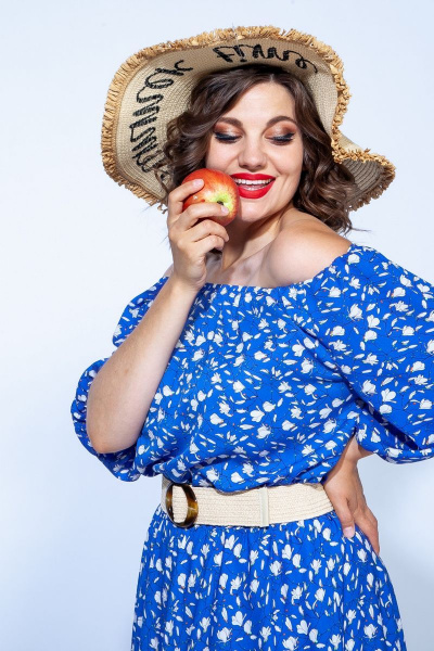 Платье Anastasia 656 василек - фото 10