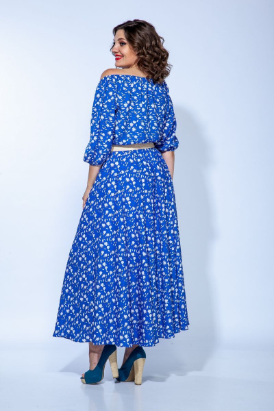 Платье Anastasia 656 василек - фото 9
