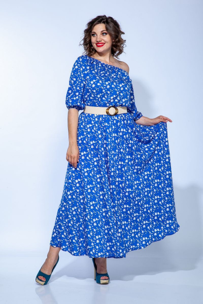 Платье Anastasia 656 василек - фото 7