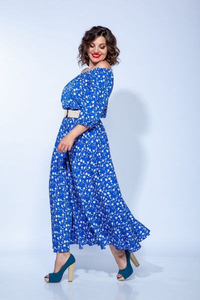 Платье Anastasia 656 василек - фото 5