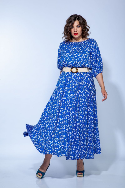 Платье Anastasia 656 василек - фото 4
