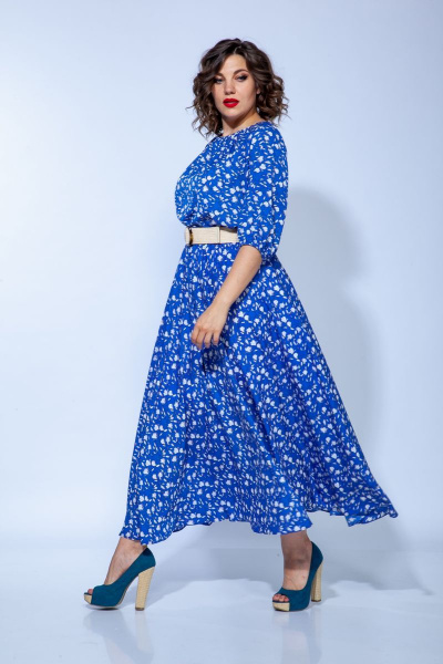 Платье Anastasia 656 василек - фото 2