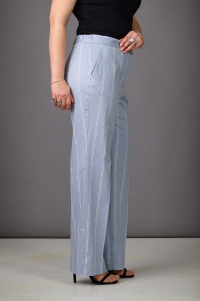 Брюки, жакет Rosheli 1185 серо-голубой - фото 9