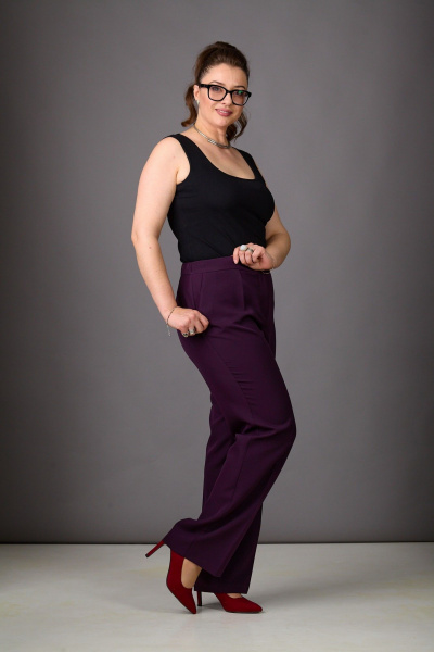 Брюки, жакет Rosheli 1187 баклажан - фото 6