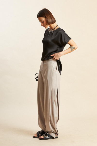 Блуза Rivoli 2476.1 черный - фото 3