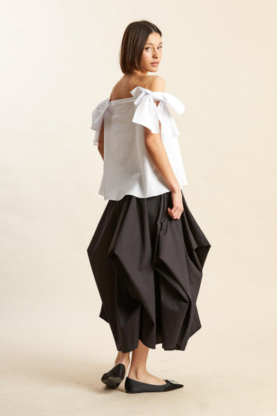 Блуза Rivoli 2477 белый - фото 7