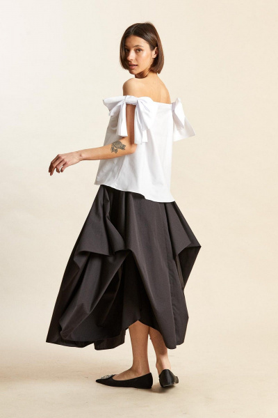 Блуза Rivoli 2477 белый - фото 5