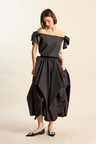 Блуза Rivoli 2477.1 черный - фото 4