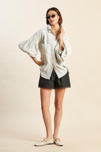 Блуза Rivoli 2478 серый - фото 6