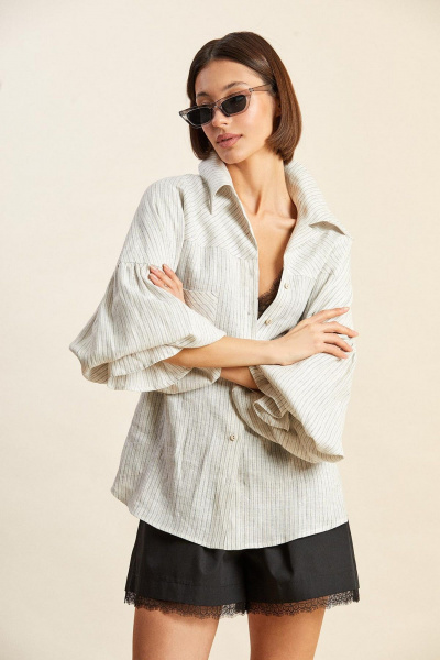 Блуза Rivoli 2478 серый - фото 2