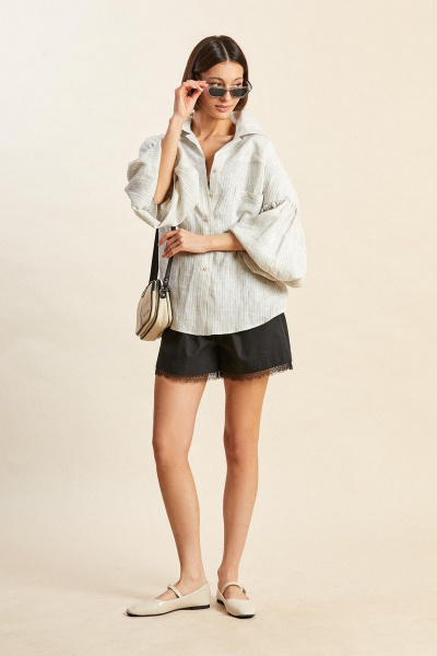 Блуза Rivoli 2478 серый - фото 3