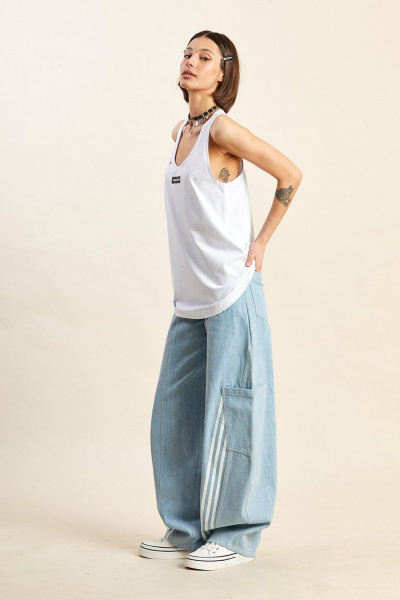 Майка Rivoli 6062 белый - фото 2