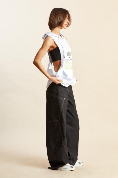 Майка Rivoli 6063 белый - фото 5