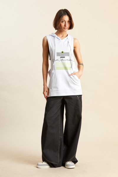 Майка Rivoli 6063 белый - фото 4