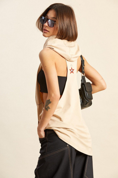 Майка Rivoli 6063.2 бежевый - фото 6