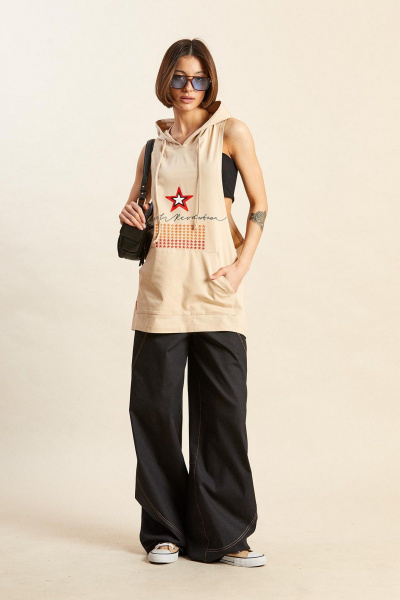 Майка Rivoli 6063.2 бежевый - фото 2