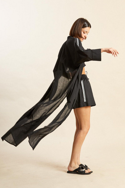 Кардиган Rivoli 7193.1 черный - фото 7