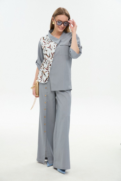 Брюки NikVa 977-7 серый - фото 10