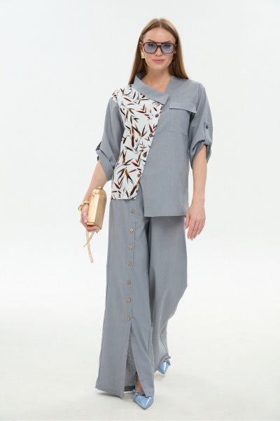 Брюки NikVa 977-7 серый - фото 6