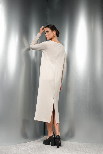 Платье Erika 7392 бежевый - фото 1