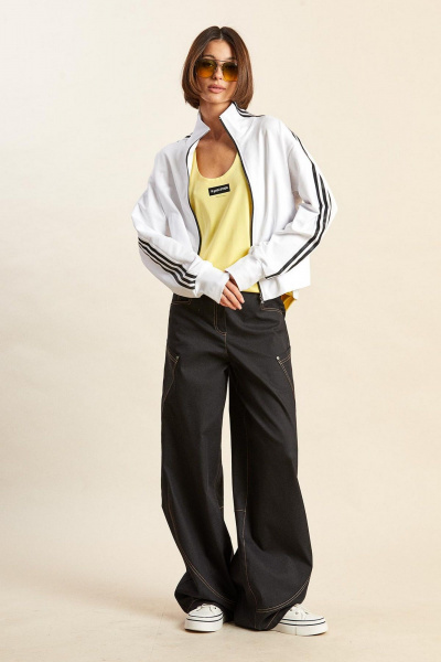 Джемпер Rivoli 3109 белый - фото 7