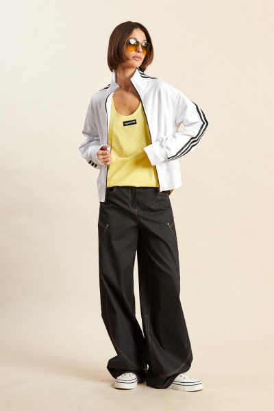 Джемпер Rivoli 3109 белый - фото 5