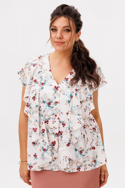 Блуза Anelli 1691 кветки - фото 1