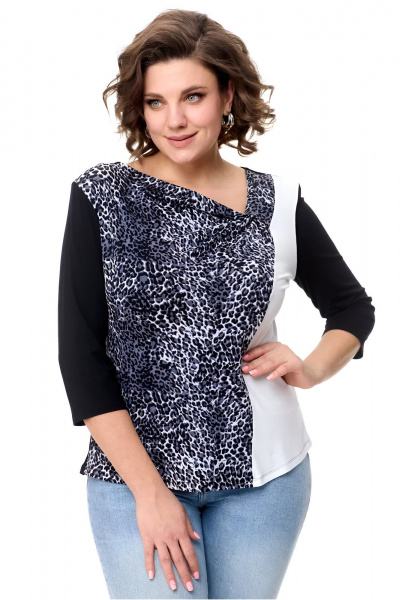 Блуза Abbi 4029 леопард - фото 1