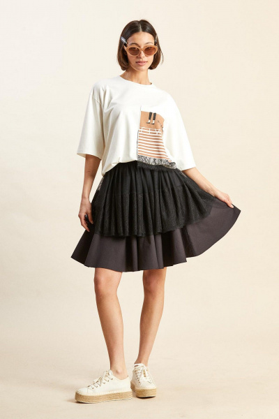 Юбка Rivoli 4070 черный - фото 7