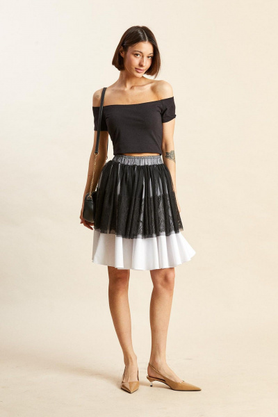 Юбка Rivoli 4070.1 черно-белый - фото 4