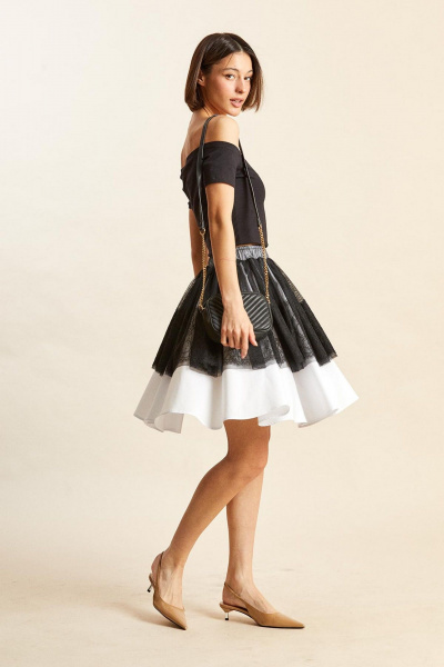 Юбка Rivoli 4070.1 черно-белый - фото 2