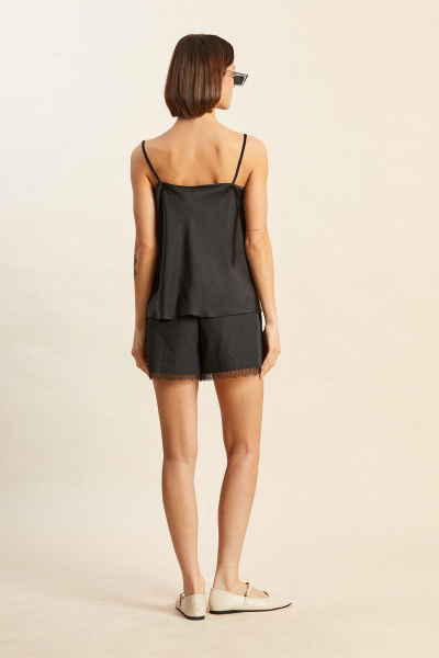 Топ, шорты Rivoli 9038 черный - фото 3