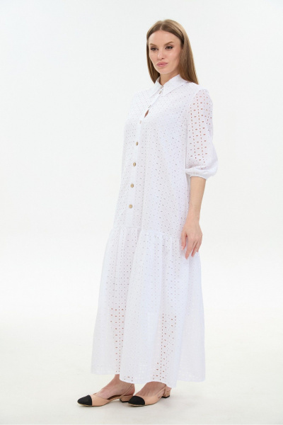 Платье NikVa 800-10 белый - фото 6