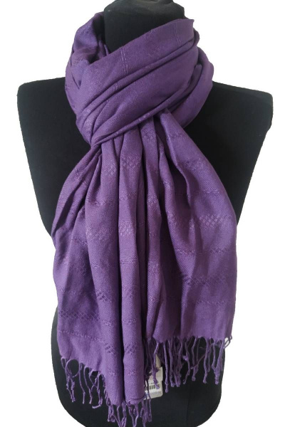 Шарф из вискозы с кистями для повседневной носки TrendCorner 2-2-6-83 472 - фото 2