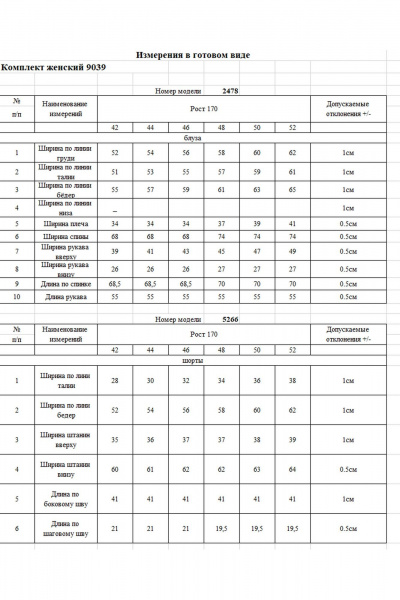 Блуза, шорты Rivoli 9039 серый - фото 9