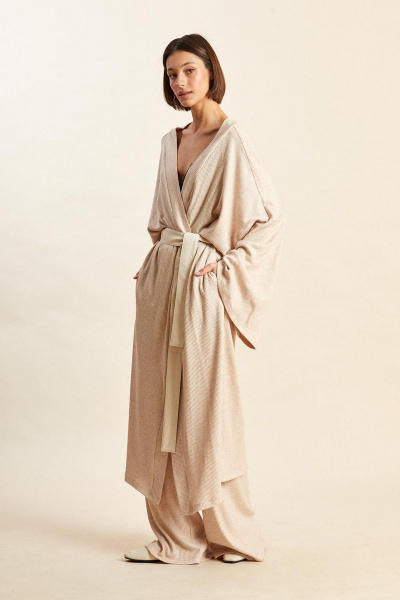 Брюки, кардиган Rivoli 9034.1 бежевый - фото 3