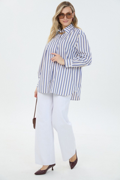 Брюки, рубашка LM К1440194 полоска - фото 2