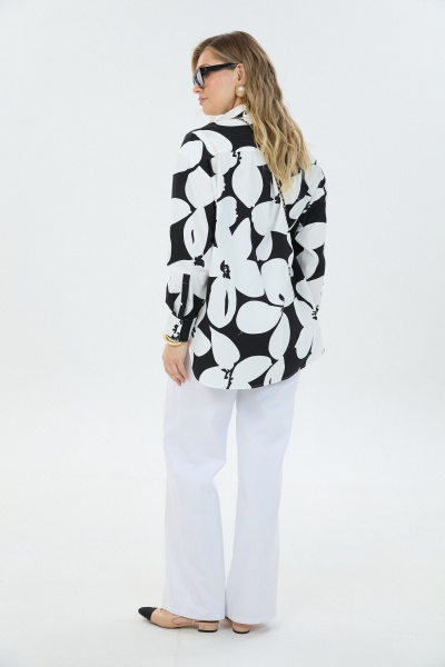 Брюки, рубашка LM К1440194 черно-белый - фото 6