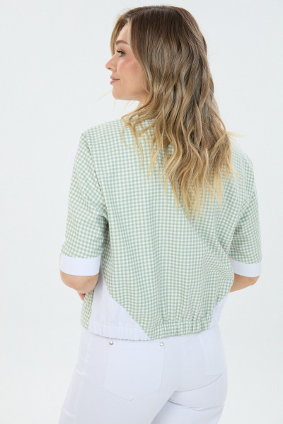 Брюки, джемпер LM К8248 белый_джинс - фото 6