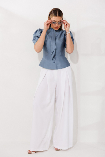 Жакет Marshop М229 голубой - фото 7