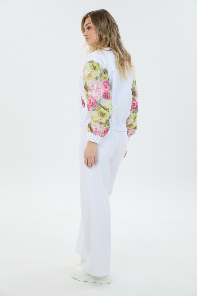 Бомбер LM М168 цветы_на_белом - фото 4