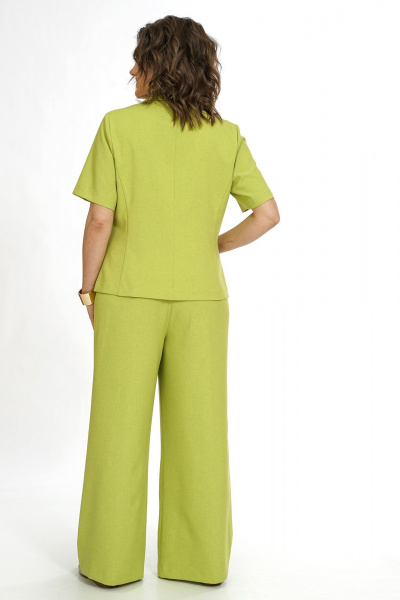 Брюки, жакет Alani Collection 2561 олива - фото 4