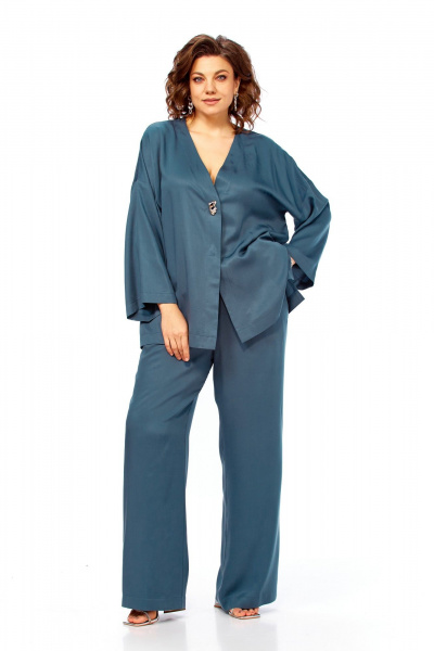 Брюки, кардиган Диомант 2164 морская_волна - фото 2